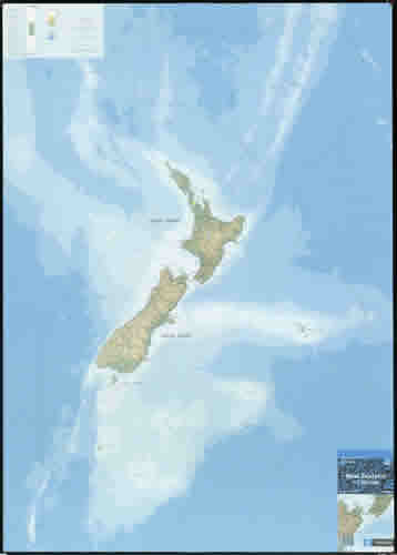 Carte eaux territoriales NZ