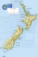 Carte nouvelle-zelande