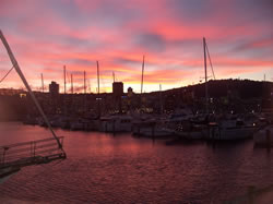 Le port rouge de Wellington