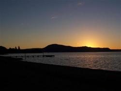 Coucher de soleil à Rotorua