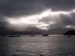 Le port d'Akaroa