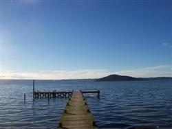 Le ponton du lac rotorua