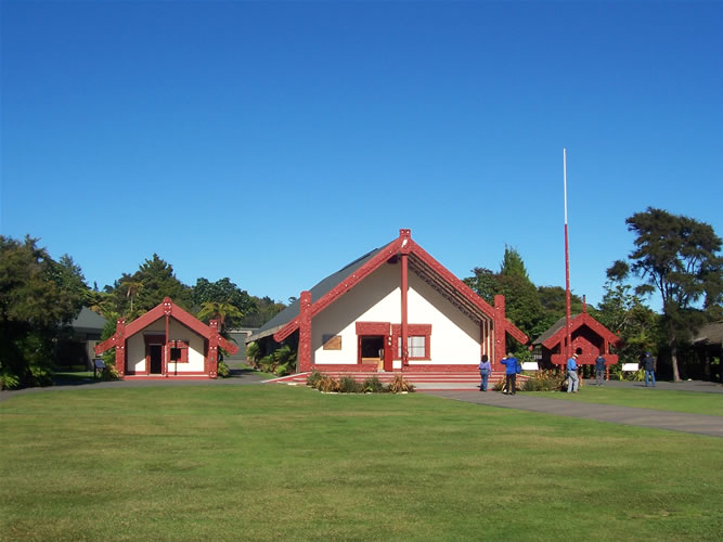 La maison maori en nouvelle-zélande