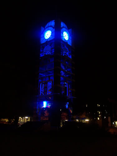 La clock tower à new plymouth