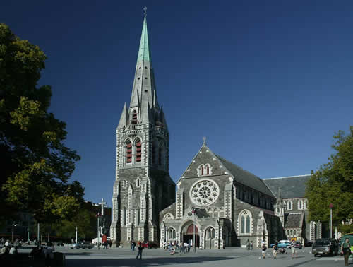 La cathedrale de Christchurch