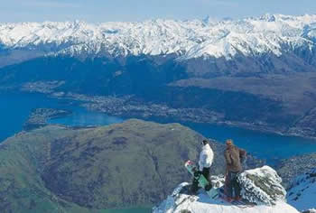 Queenstown vu des Remarkables