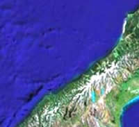 La cote ouest de la nouvelle-zelande