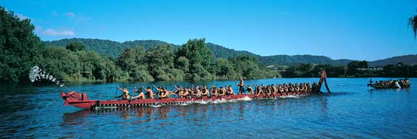 Un canoe Maori