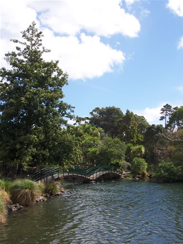 Le western spring park à Auckland en Nouvelle-Zélande