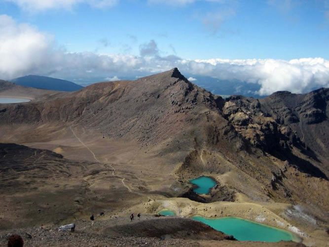 Lac Emeraudes dans le Tongariro