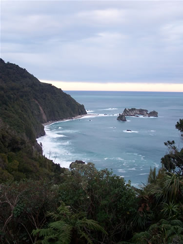 Une photo de l'ile du sud de la nouvelle-zelande