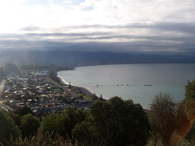 La ville kaikoura en nouvelle zélande