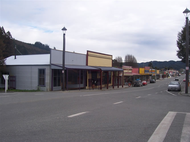 La ville de reefton nouvelle-zélande