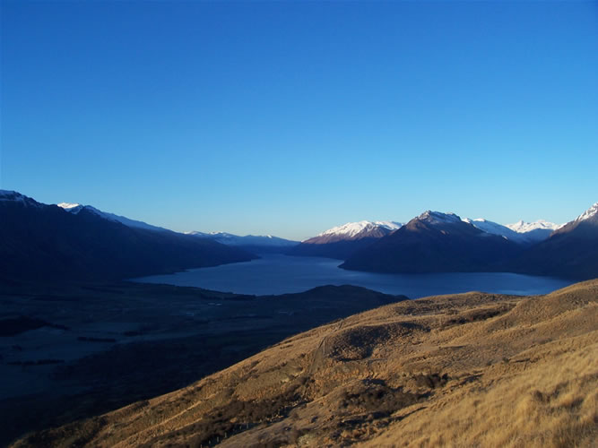 Le lac Wakatipu à Queenstown