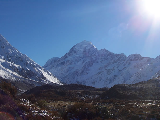 La Montagne Cook, le Mt Cook