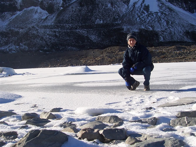 Photo du lac hooker près du Mt Cook