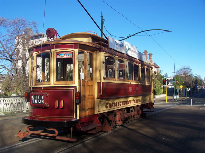 Les photos  des Tramways de christchurch