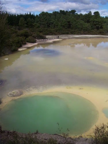 Les photos artiste palette près de Rotorua