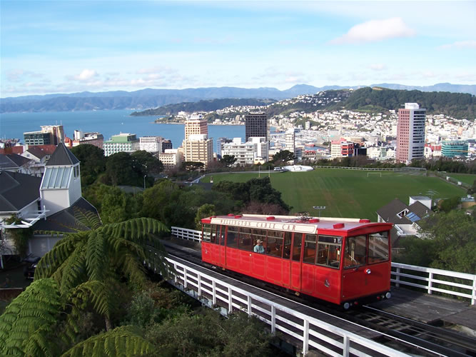 Photo de la cable car de wellington